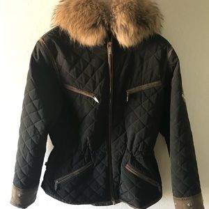 M.Miller Kristene Quilted Fur Coat
